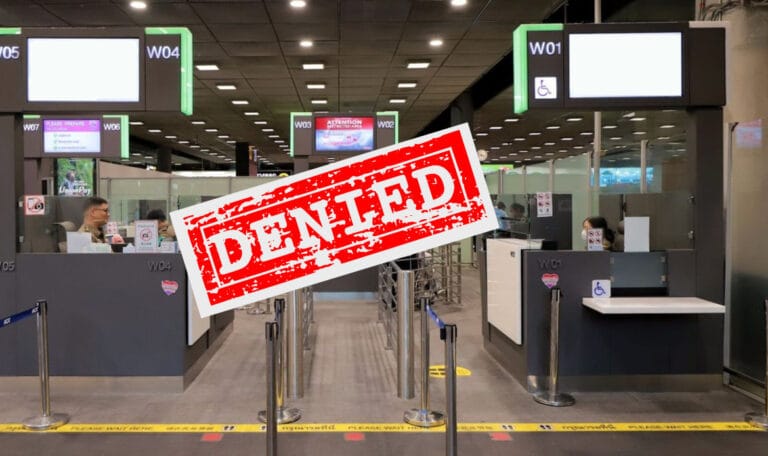 Denied Entrance Arrival