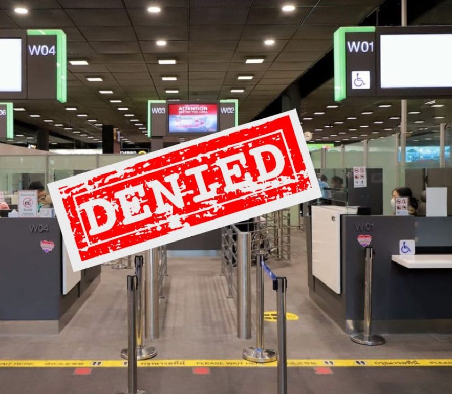 Denied Entrance Arrival